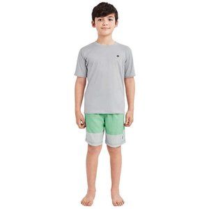 New Sperry Youth Boy's 2-piece Swim Set 30+ UPF Quick Dry Active Stretch